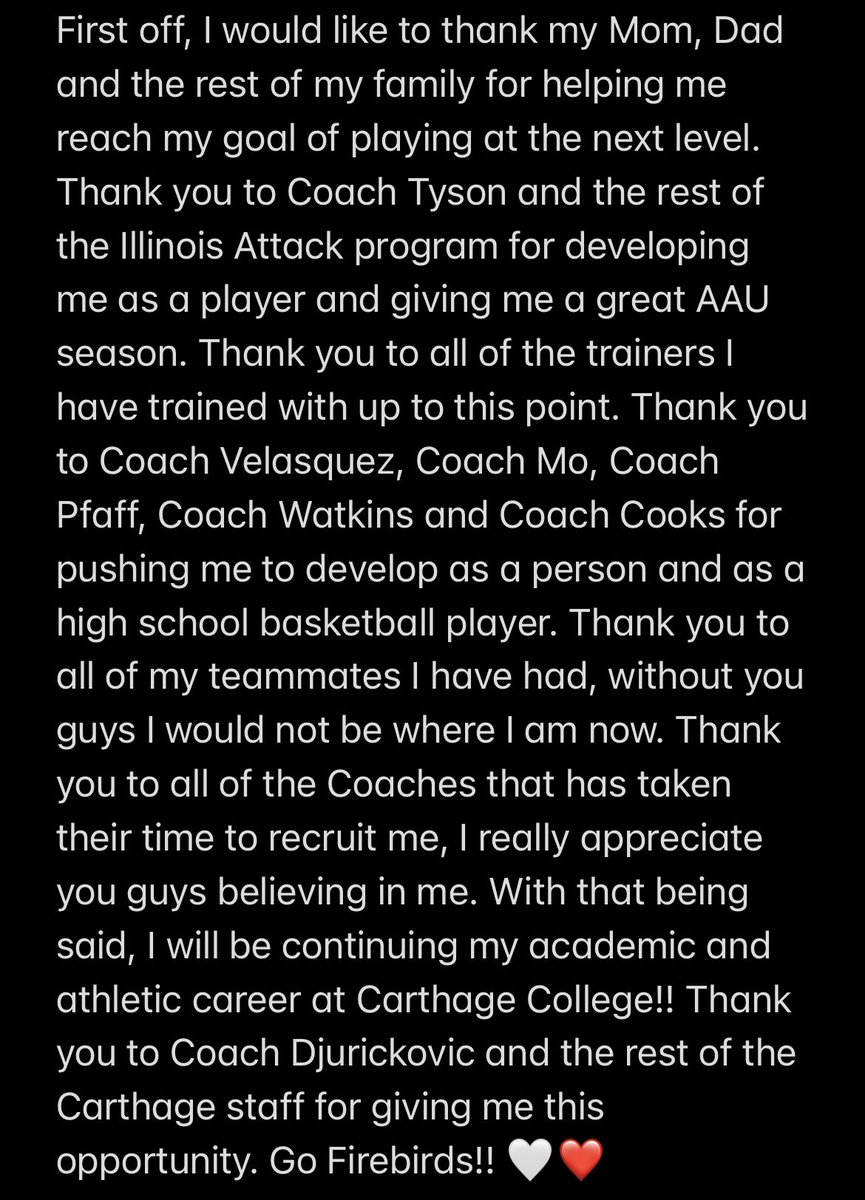 100% Committed ⚪️🔴 <a href="/Carthage_MBB/">Carthage Men's Basketball</a> <a href="/OEWolvesbball/">Oswego East Bball</a>
