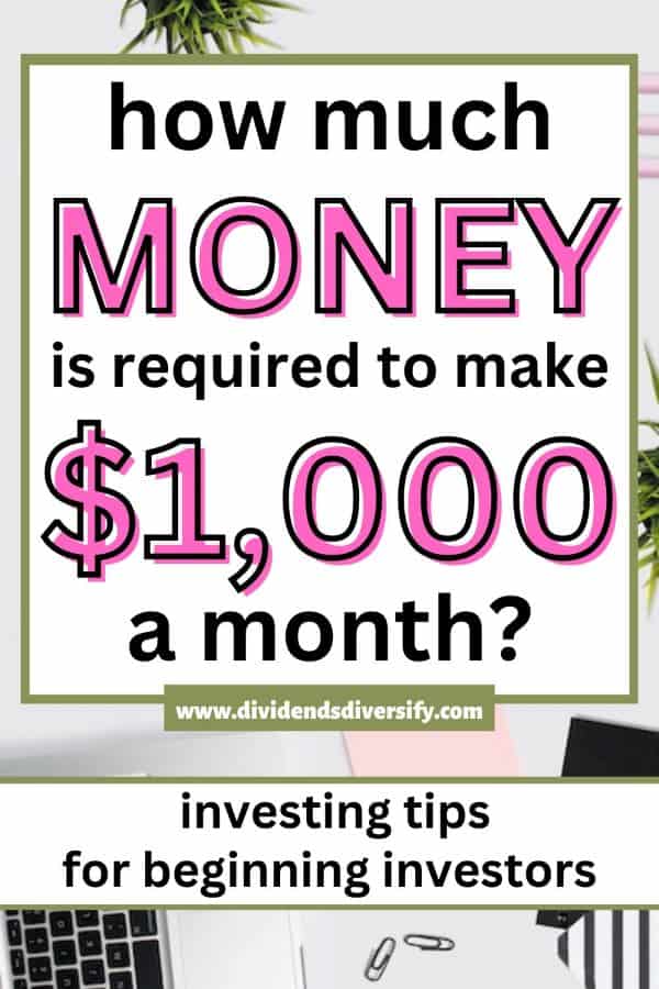 How Much Money Do You Need To Invest To Make $1,000 A Month? buff.ly/3n9XagF