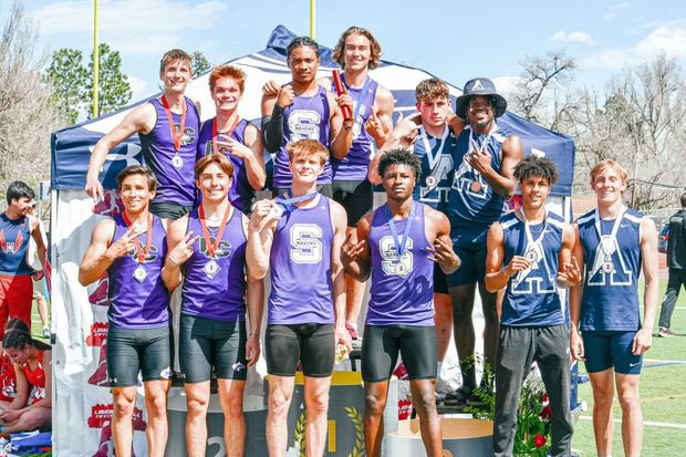 dshstf's tweet photo. The boys 4x100 took first place at  the Liberty Bell Invitational 2023! 👟🔥 https://t.co/asp6LXUPxU