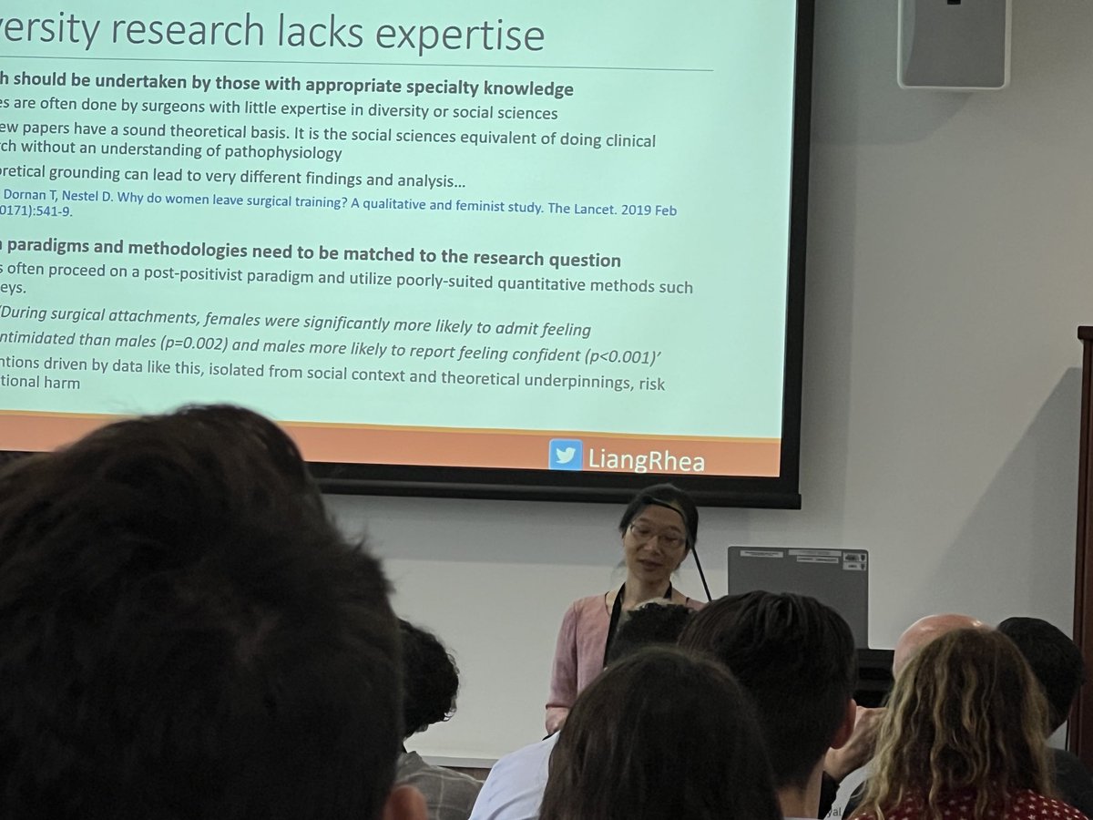 Payal Mukherjee (@payal_aus) on Twitter photo <a href="/LiangRhea/">Rhea Liang</a> great to hear your talk on diversity. Are we measuring the metrics that matter in diversity research in surgery- CHANGE! 👏👏well done to <a href="/Claudiadibella_/">Claudia Di Bella</a> and <a href="/miR_JLEE/">James C Lee</a> for a fabulous diverse program for DCAS23 <a href="/LiangRhea/">Rhea Liang</a> great to hear your talk on diversity. Are we measuring the metrics that matter in diversity research in surgery- CHANGE! 👏👏well done to <a href="/Claudiadibella_/">Claudia Di Bella</a> and <a href="/miR_JLEE/">James C Lee</a> for a fabulous diverse program for DCAS23