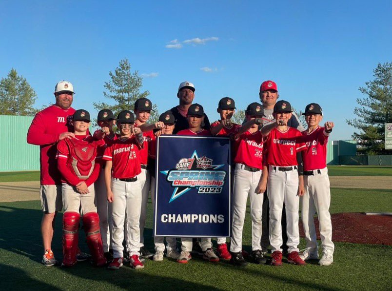 MarucciMidwest's tweet photo. Couple of teams coming home on top from this weekend! Congratulations to our 11u Capitol (Left) on a great weekend at beautiful @BOAbaseball and to our 12u National (Right) at the Southeast Shootout in the AA division! Job well done fellas #MMW #MakingMoreWithin https://t.co/vqKiGw54fa