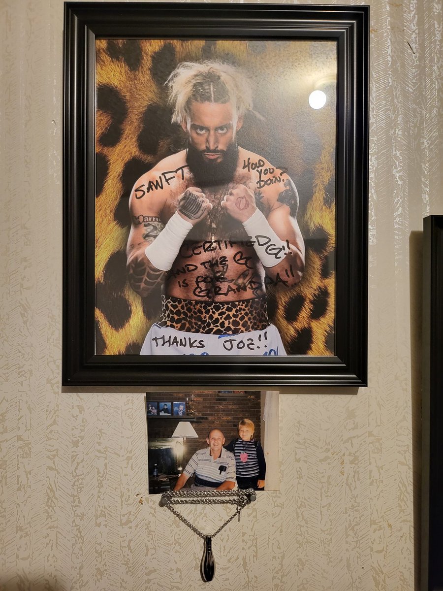 xCheemx's tweet photo. I went to AML Wrestling today just excited to see Nzo wrestle... but I also got to MEET the CERTIFIED G and bona fide stud. Shoutout to @real1 for giving myself and my late grandfather an autograph. You always made him laugh and put a smile on his face.

Thank you so much Nzo https://t.co/D2NRvfAw1u