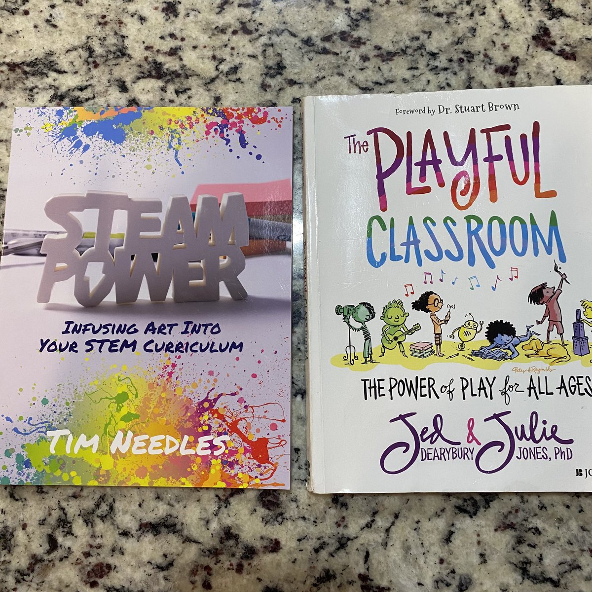 annakfitz's tweet photo. Book pairings recommendations: #SteamPower & #PlayfulClassroom
Both these concepts are so needed and powerful @jedshead @timneedles @JuliePJones https://t.co/zGx7lTTHDz