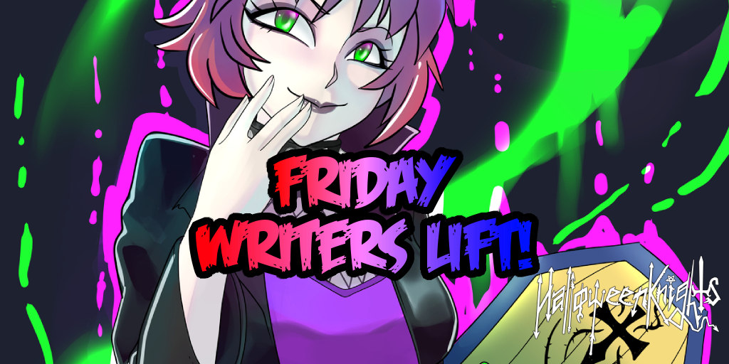 Hey #ReadingCommunity and #WritingCommunity!

Here's your #ShamelessSelfPromoFriday morning #WritersLift courtesy of the #HalloweenKnights!

Drop your #art #blogs #books #links #music and #WIP below!

Like, follow, and retweet like it's Halloween every day!

Trick or treat!