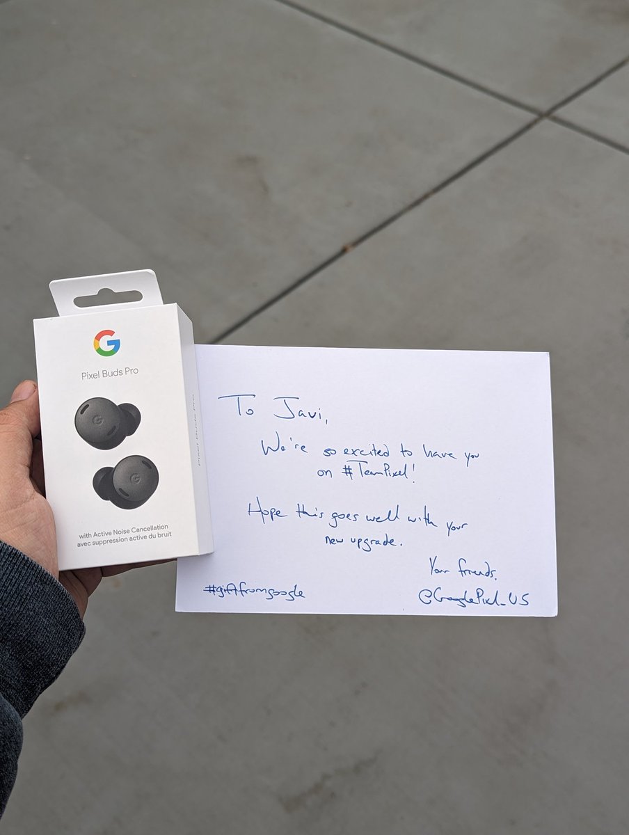 Thank you so much @GooglePixel_US for the gift! #giftfromgoogle