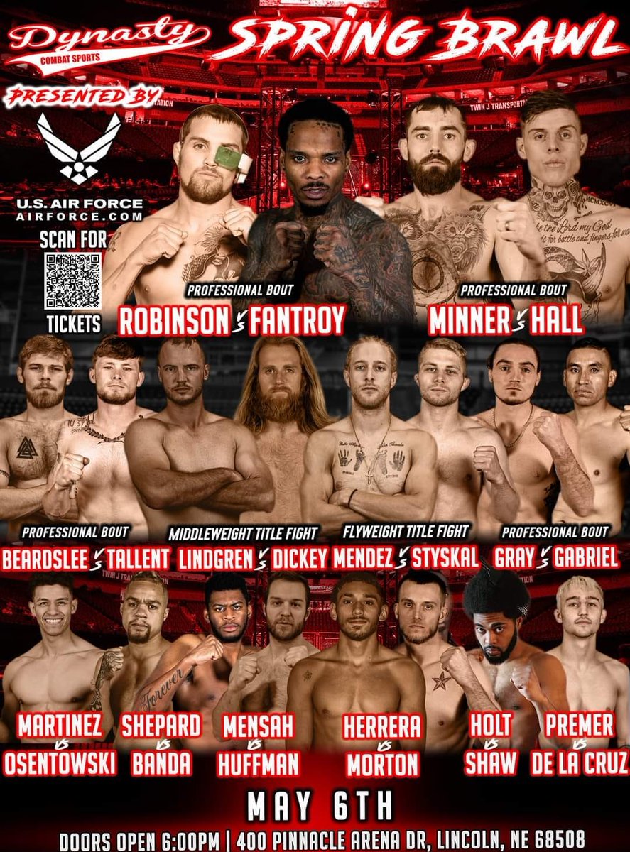 Triller_TV's tweet photo. 💥This Saturday! A Brawl is headed to Lincoln Nebraska.

🌊 Some of the Midwest's top local talent battle it out in cha cage striving to make a splash and earn a call to perform on #MMA's big stage.

[ #SpringBrawl | MAY 6 on #FITE | https://t.co/9VBy5RfWww ] https://t.co/AFdnGeBZ1t