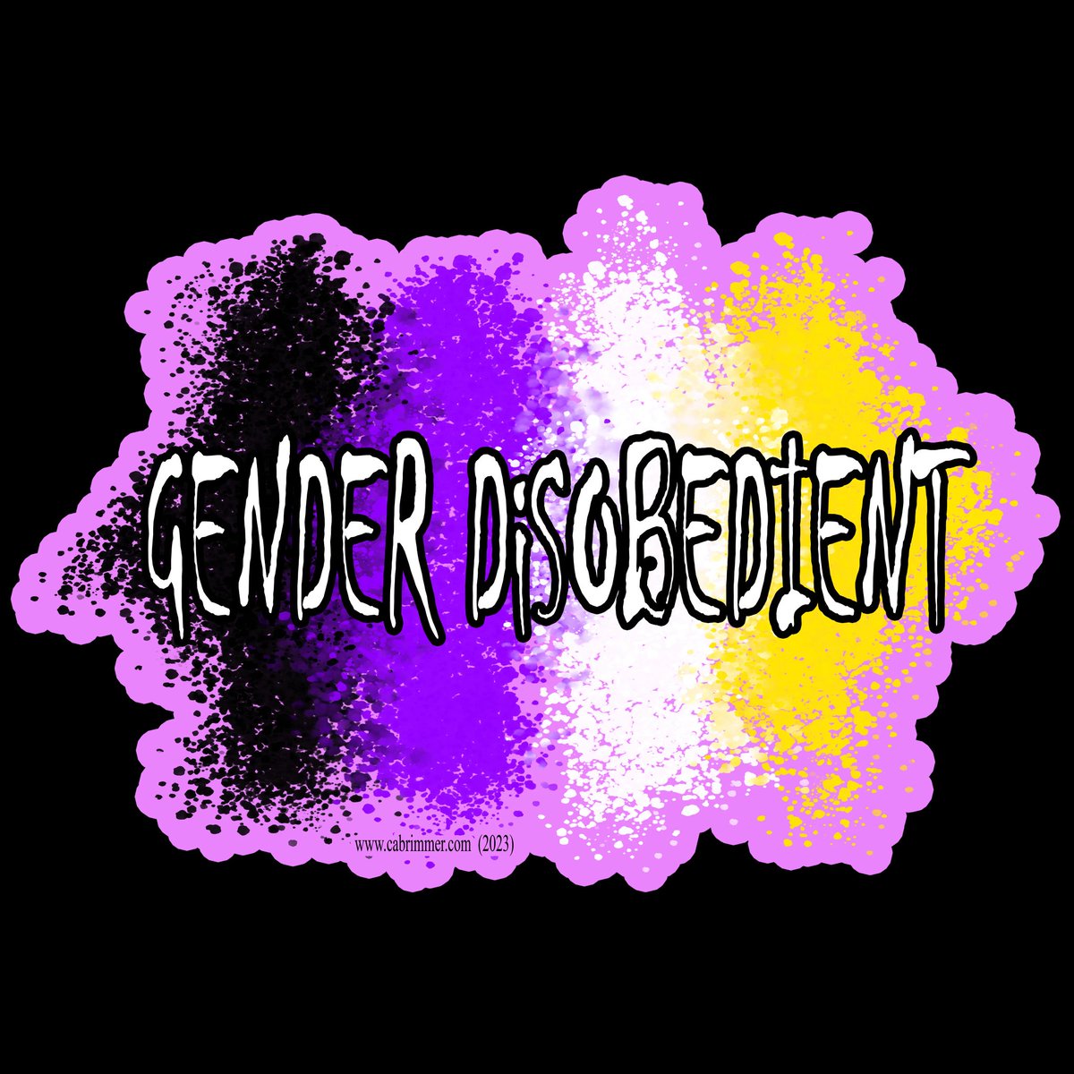 caseyanneEnby's tweet photo. Lots of updates on my shop, including new #GenderDisobedient merch with #rainbow #trans and #nonbinary #pride paint splatter designs.

https://t.co/hEhzlSjjn1 https://t.co/ZxGXhH6Uja