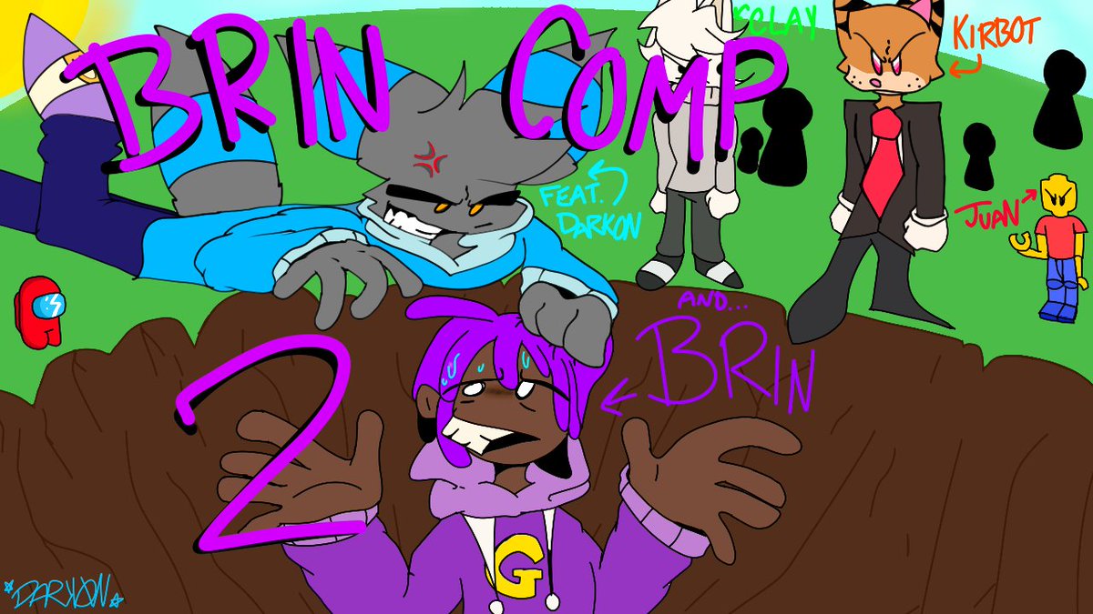 TheRealDarkon's tweet photo. BRIN COMP THUMBNAILS FOR @Thatoneg1g
HUGE SHOUTOUT TO HIM FOR MAKING PEAK CONTENT
πhttps://t.co/LUmcqBu3xdπ
#art #youtube #digitalart #darkon https://t.co/jDvHdbFUGE