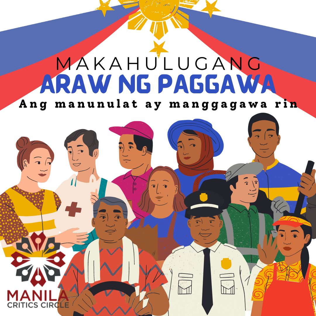 ManilaCritics's tweet photo. Binabati ng MCC ang lahat ng isang makahulugang Araw ng Paggawa! https://t.co/f7rq9ZglQx