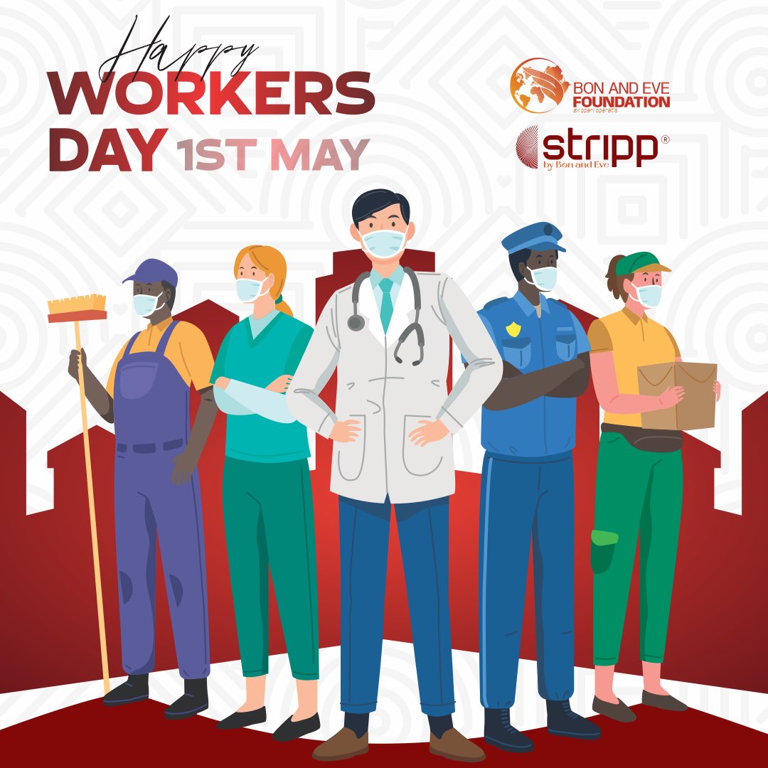 BonAndEve's tweet photo. Happy New Month of May! Today, on International Workers' Day, we celebrate the dedication and hard work of every worker around the world. From all of us at Bon And Eve Foundation . we wish you a happy and fulfilling month ahead. #HappyWorkersDay #MayDay #May #HappyNewMonth https://t.co/SM699bfn1T