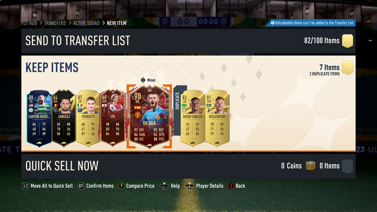 Hamzaa_MUFC's tweet photo. 14 wins for this shit and why tf isn’t the guaranteed tots pack tradeable. 🤦🏽‍♂️ https://t.co/EVy7exNOHZ