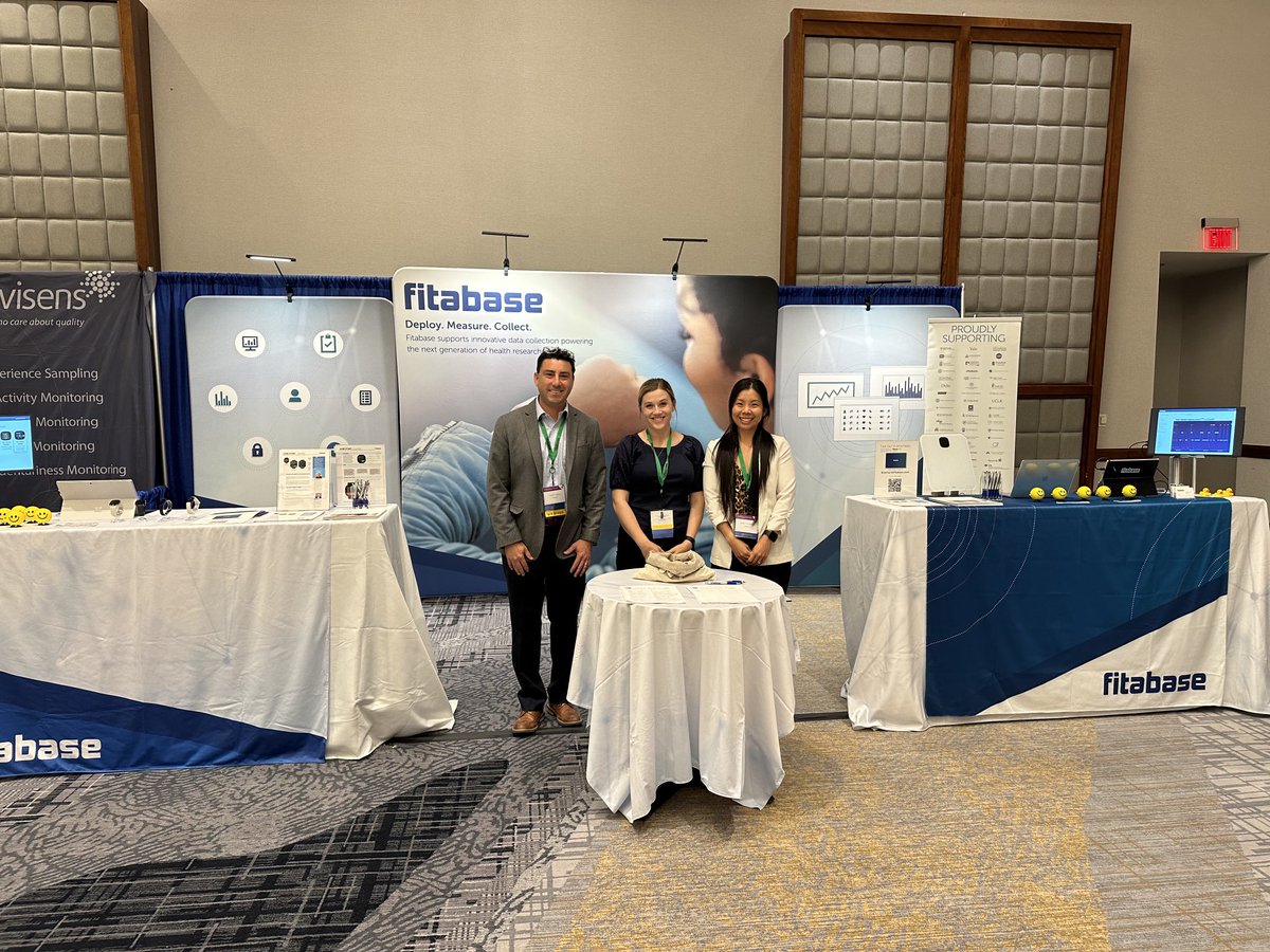 That’s a wrap! If you missed us at #SBM2023, feel free to reach out at hello@fitabase.com this week! We’d love to talk to you about your upcoming research using wearables.