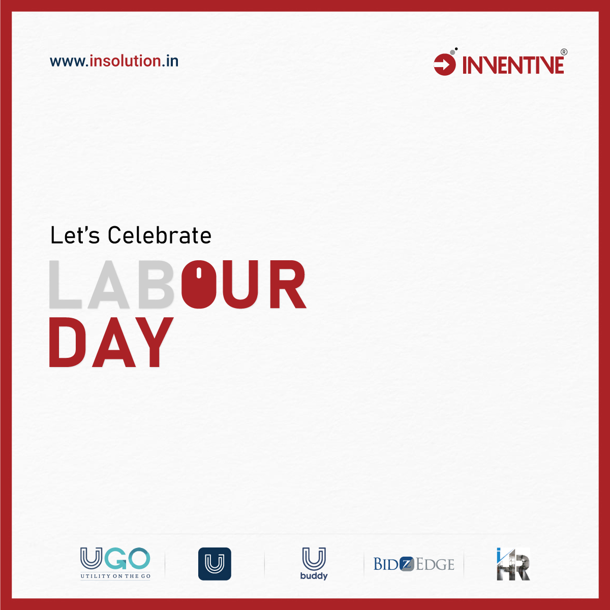 InventiveSoft's tweet photo. Let us take a moment to recognize and appreciate the tireless efforts of yours. Thank you for all that you do.
Inventive family wishes you all #happylabourday.
Visit our website:https://t.co/r7oGVhAMRs
#labourday #laboursday #labourdayholiday #inventive #InventiveSoftware https://t.co/ELtXQPfY1c