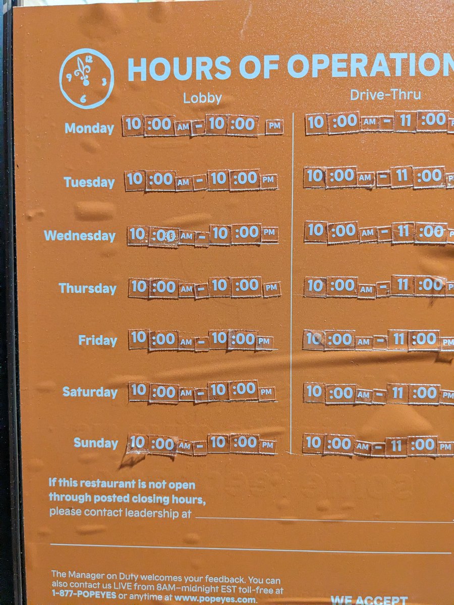 TaylorMosbey's tweet photo. @Popeyes turned away at 9:30pm. Had already made and paid for a mobile order. Being told to wait in the drive thru now. This is the new Popeyes in Stockbridge Ga. Classy as always. https://t.co/8f7Qid5umY
