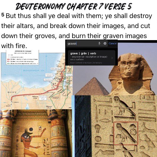 HimothyMosgov's tweet photo. Deuteronomy speaks on the invasion ..groves are groups of trees they kept they word too whites are the top excavators in the world. Graven images are images carved into stone that only happened famously in one place. https://t.co/4bAunNXe4l