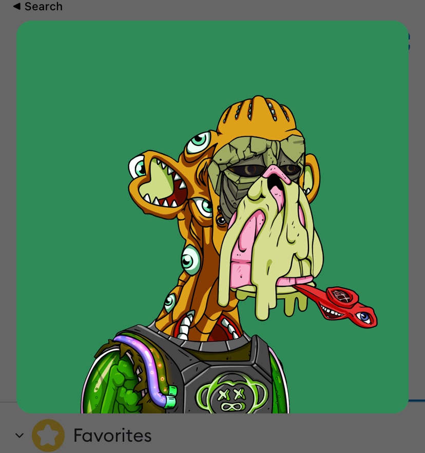 mave9nwit's tweet photo. Selling my #NFT #ETC #MutantApes 
Asking $2,000,000 #NFTCommunity #NFTartwork #nftcollector #Crypto serious inquiries only 🙏🏽 #GoodVibes https://t.co/7yXAbDNHU8