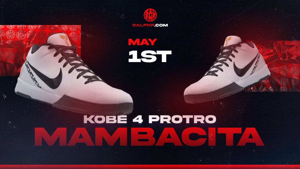 The Nike Kobe 4 'Gigi Mambacita' releases tomorrow. Our members have access to exclusive in-house @RichProxies and handmade Nike accounts for the ultimate edge. Join us and step up your game. 🔥 Join the SalFNF Lobby now to secure your pair!👉discord.gg/jMVAuFNxr