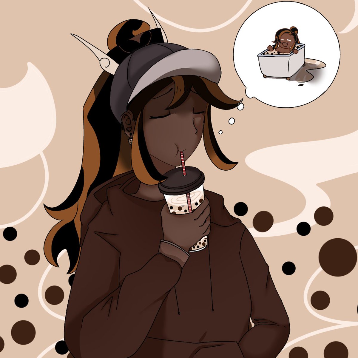 rennyboi on Twitter "Caramel arrow cookie 🧋🧋 CaramelArrowCookie 