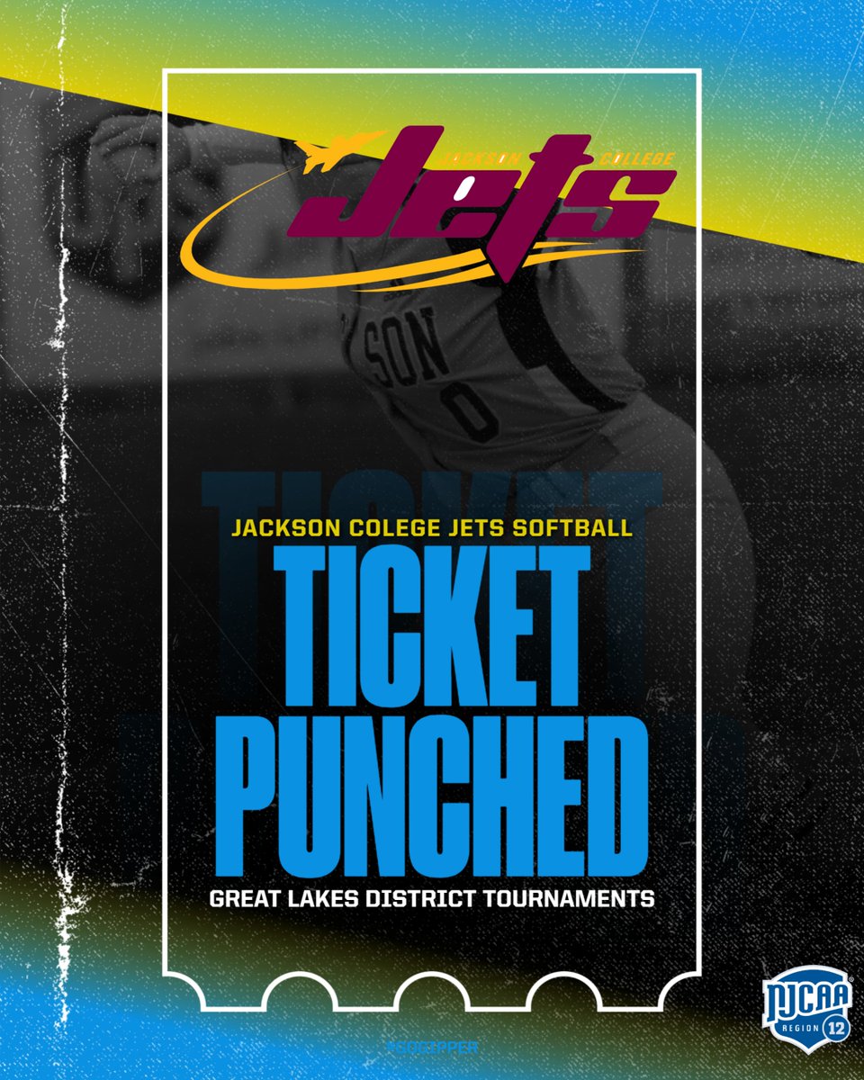 Congratulations to the Jackson College Jets softball team for clinching a berth in the NJCAA Great Lakes District Tournament, May 11-13, 2023 at the LYSBA Fields in Stevensville, MI. Which tournament they are in is yet ot be determined.