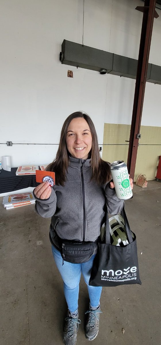 Day 30 of #30daysofbiking: I stopped by the final mural of the scavenger hunt, rode to @FairStateCoop for the NE mural finale celebration, won a $100 gift card, and got to hear from some of the mural artists. What a great month April has been!