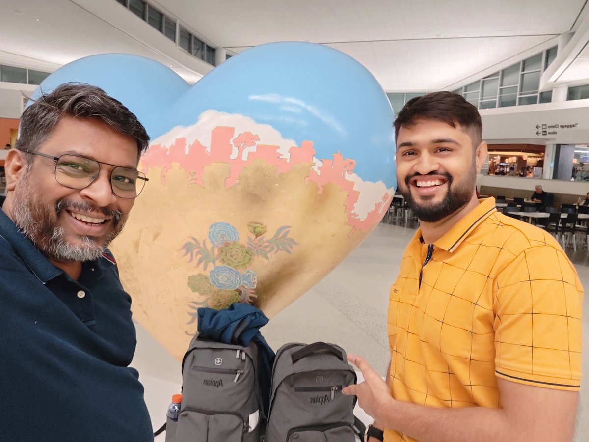 gmtatte's tweet photo. Exciting to see another co passenger flaunting #AppianWorld bag... 
Great opportunity to connect and interact with industry leaders in #ProcessAutomation #DigitalTransformation #hyperautomation #lowcode #bpm
#AppianWorld2023 
@Persistentsys @AppianWorld @Appian https://t.co/YONtYPiWz1