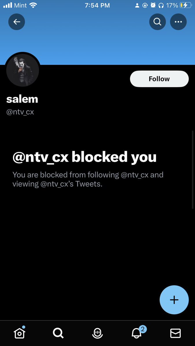 He blocked me. LOL. One more victory for the gays.