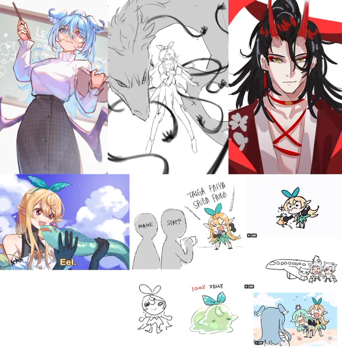 APR 2023 slow month 😔 #今月描いた絵を晒そう