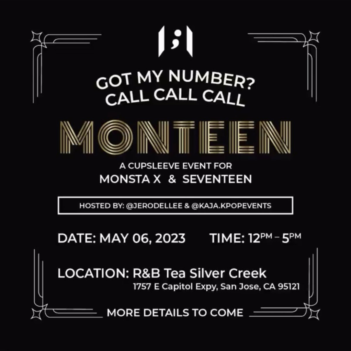ninjaeriellshop's tweet photo. I’m so excited to announce I’ll be a vendor at @Jerodellee & @kajakpopevents Monteen event!
🧋R&B Tea Silver Creek
1757 E Capitol Expy
San Jose, CA 95121
🗓️ 05/06/2023
⏰ 12:00pm - 5:00pm
Cant wait to see you Bay Area monbebe & carats!
#Monteen #monsta #SEVENTEEN https://t.co/XFicHnB82H