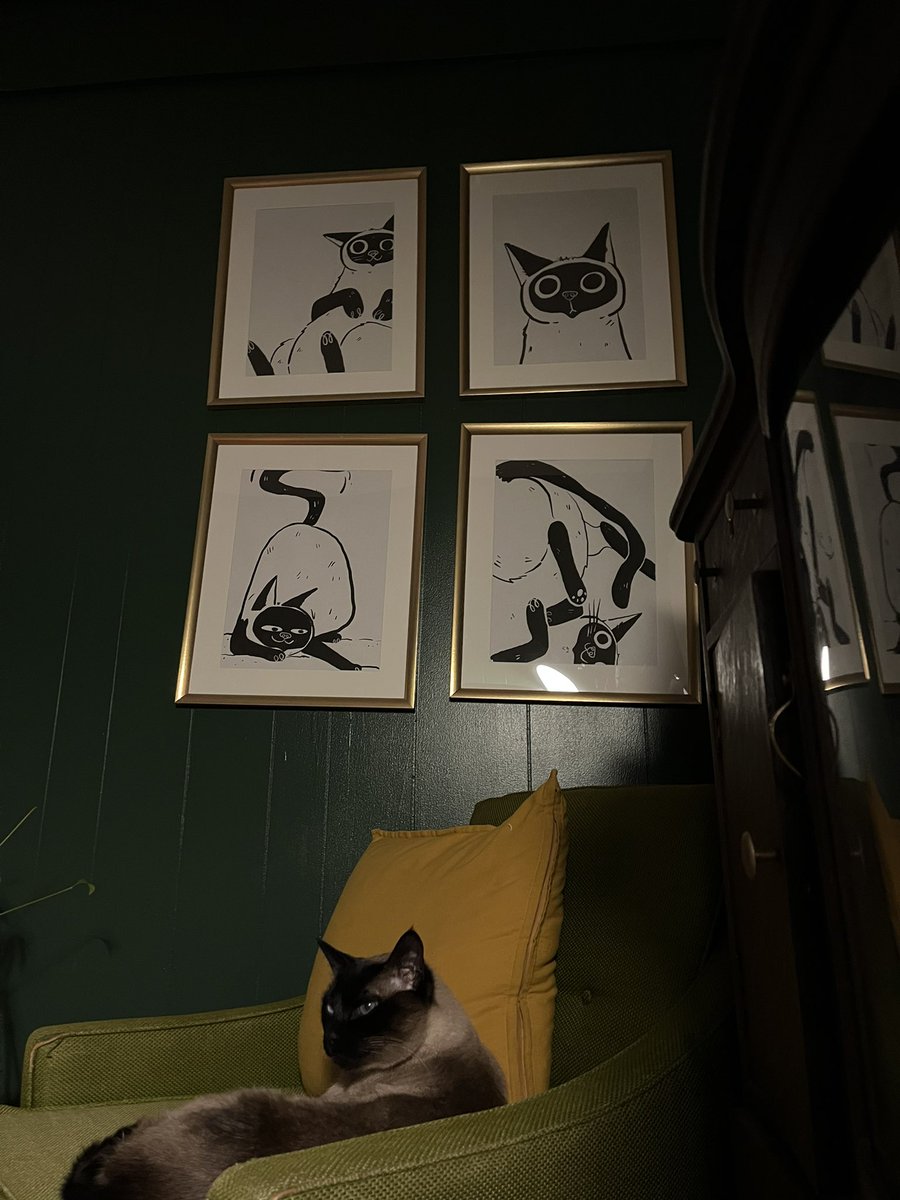 The inspiration, the cat, the legend.  He is known as Rascal.