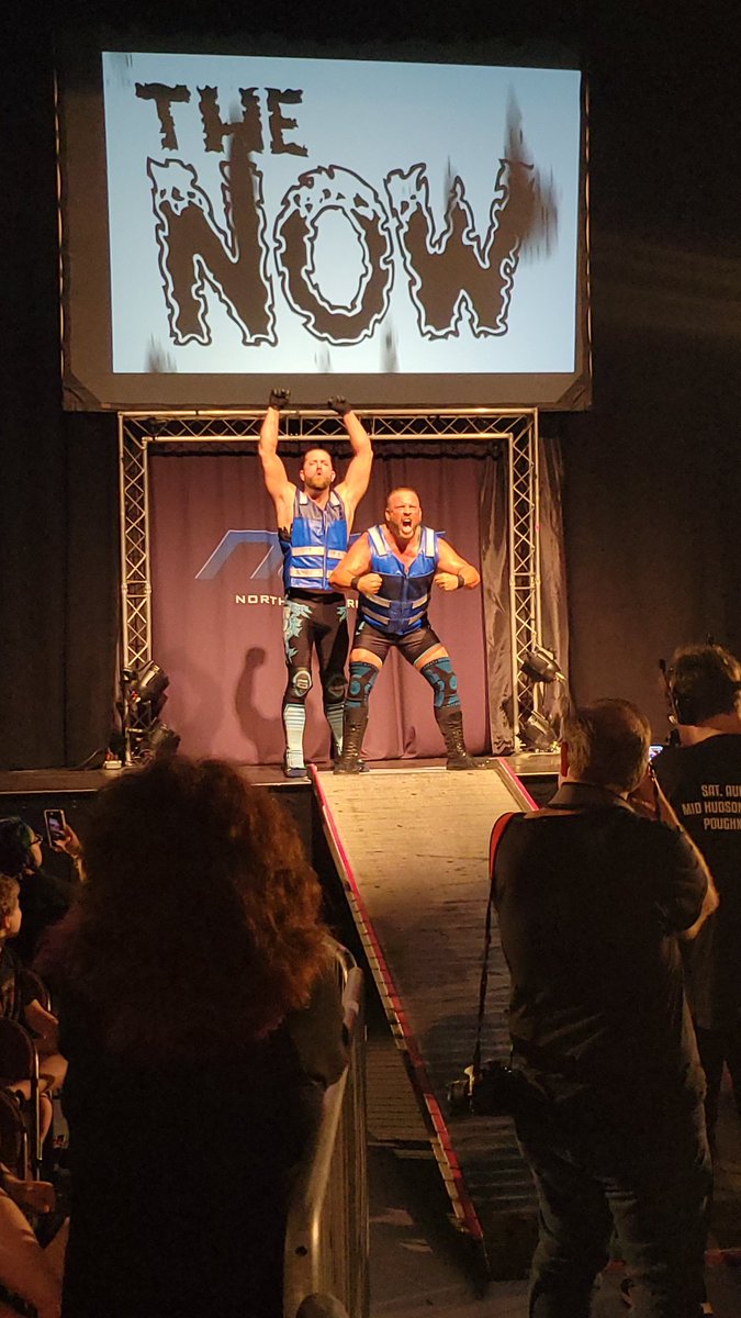 stevencosenza's tweet photo. The NOW has arrived @ThenowVik @Hale_Collins @newwrestling1 #SpringSlam2023 #NOW https://t.co/7CjrZXi6ui