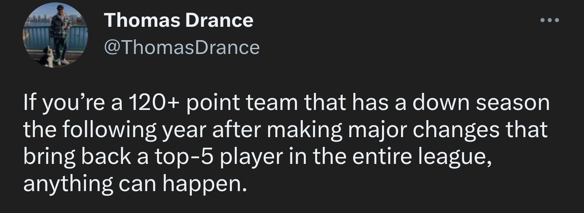 Wonder what next year's excuse will be?

Hell, we might not even have to wait til next year if Seattle pulls one out tonight 😂

#anythingcanhappen