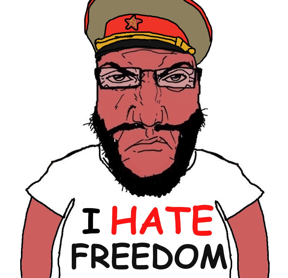 I hate freedom