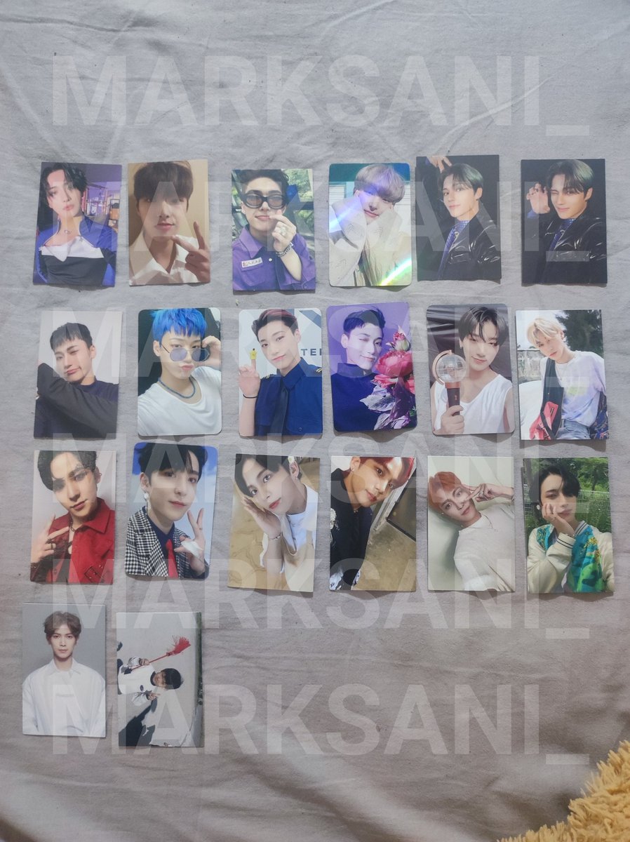 markyangcart's tweet photo. [HELP RT]

NOT YET A SELLING TWT❗

interest check
ateez pcs 
- some might include albums or may sell it as a set 

tags wts lfb seonghwa mingi wooyoung yunho san yeosang jongho hongjoong https://t.co/RXCxXW1MzN