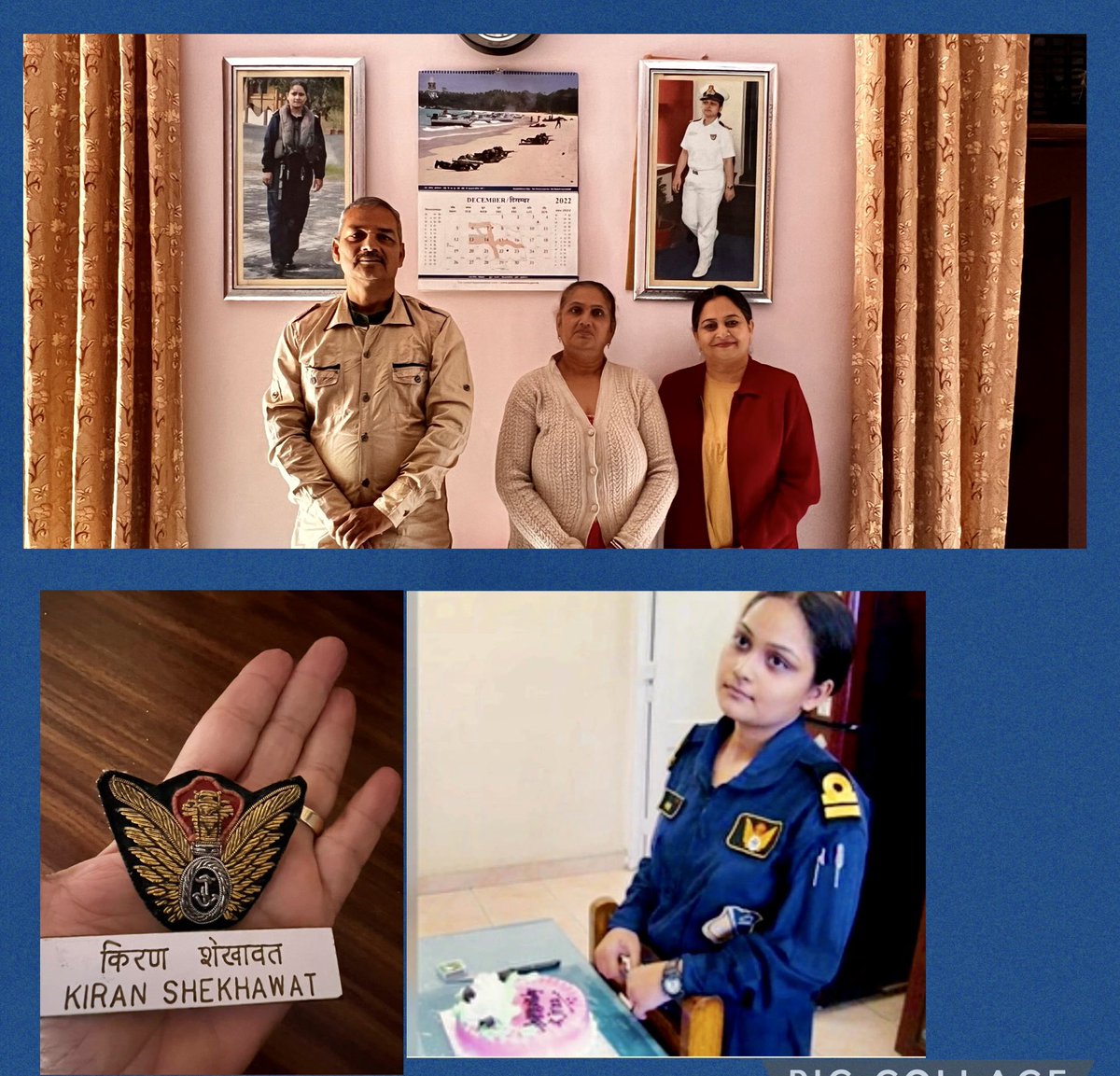 priority_n's tweet photo. Along with
HON LT VIJENDER SHEKHAWAT(R) Remembering
India's FIRST WOMAN NAVY OFFICER to sacrifice her life while operating in combat role

LIEUTENANT KIRAN SHEKHAWAT
#INAS310

On her 35th Birth Anniversary today
She chose to be forever 26 Immortalized in Mar 2015.
#KnowYourHeroes https://t.co/PNYUtNCvzb