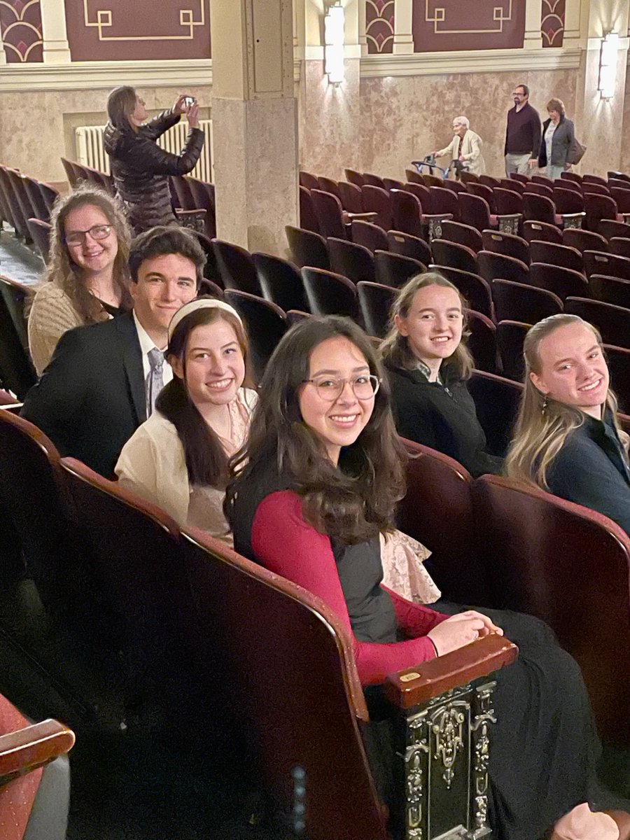 AngelorumC's tweet photo. Finishing out the semester strong with an amazing performance by Rachel and the rest of the Frederick Symphony orchestra! The Collegium students were out in force.
https://t.co/Go3LcEikVf https://t.co/YZ8ZDOeST6