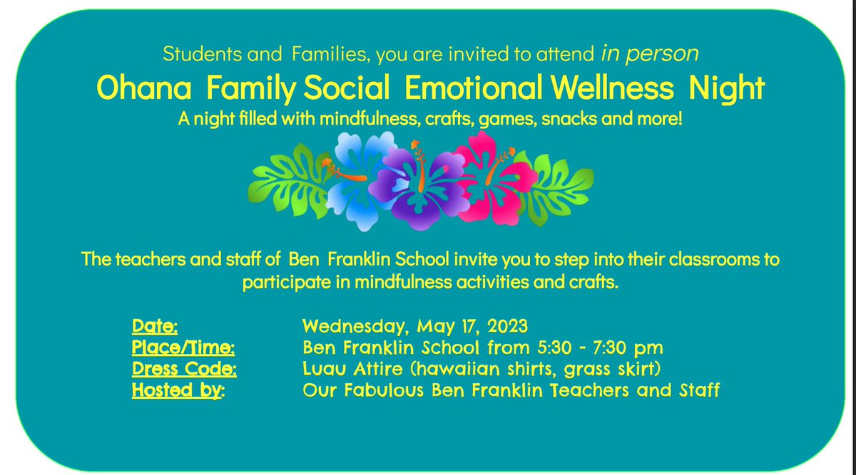 Ben Franklin School tweet media