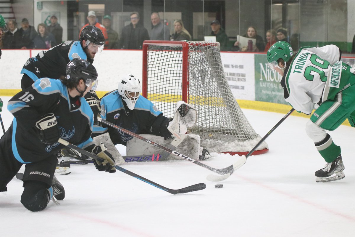 WiscWindigo's tweet photo. ROUND 2 HERE WE COME!  The place to be on May 5 &amp; 6 is the Dome in Eagle River for exciting @nahlhockey action. The Windigo take on the @mnwilderness in the division finals.  Until then, enjoy a few pics of the 1st round clincher on 4/28.  Get  tics at https://t.co/xOPYTnFRHZ. https://t.co/p8UjfWaLzh