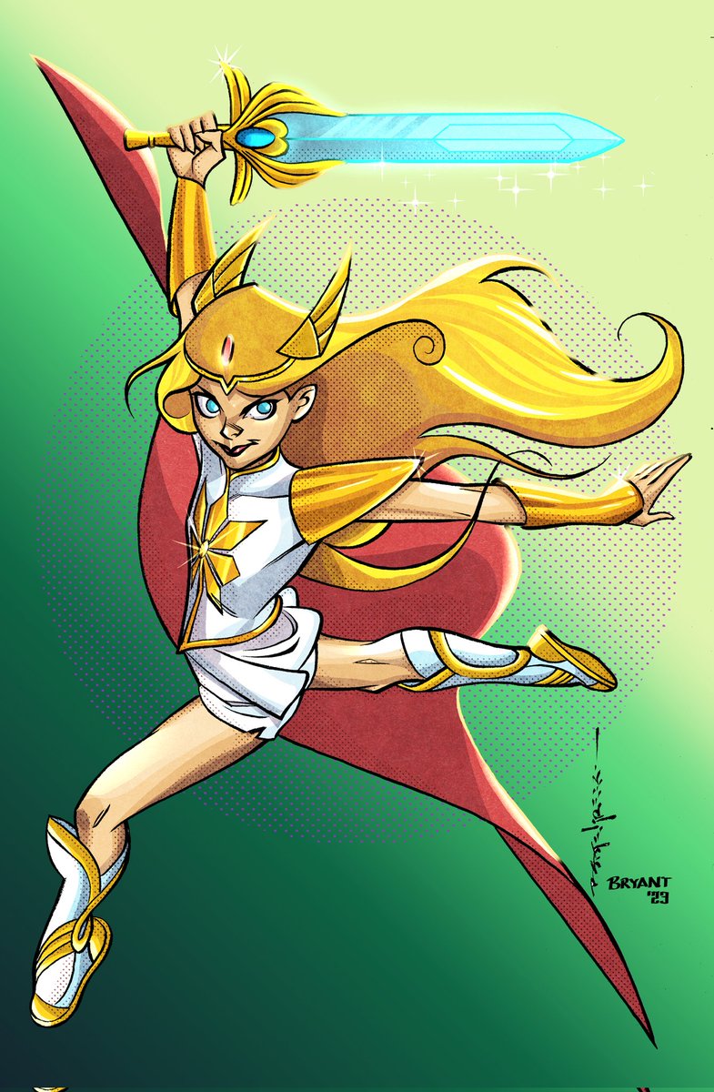 She-Ra Mi @ColorJams para despedir el Mes. Art by Brian Stelfreeze