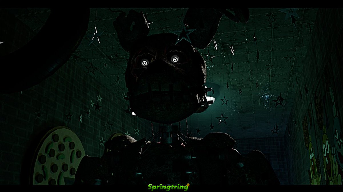 SpringTring's tweet photo. 🐰💚#FNAF #SPRINGTRAP #FNAF3 https://t.co/3E6I72r13n