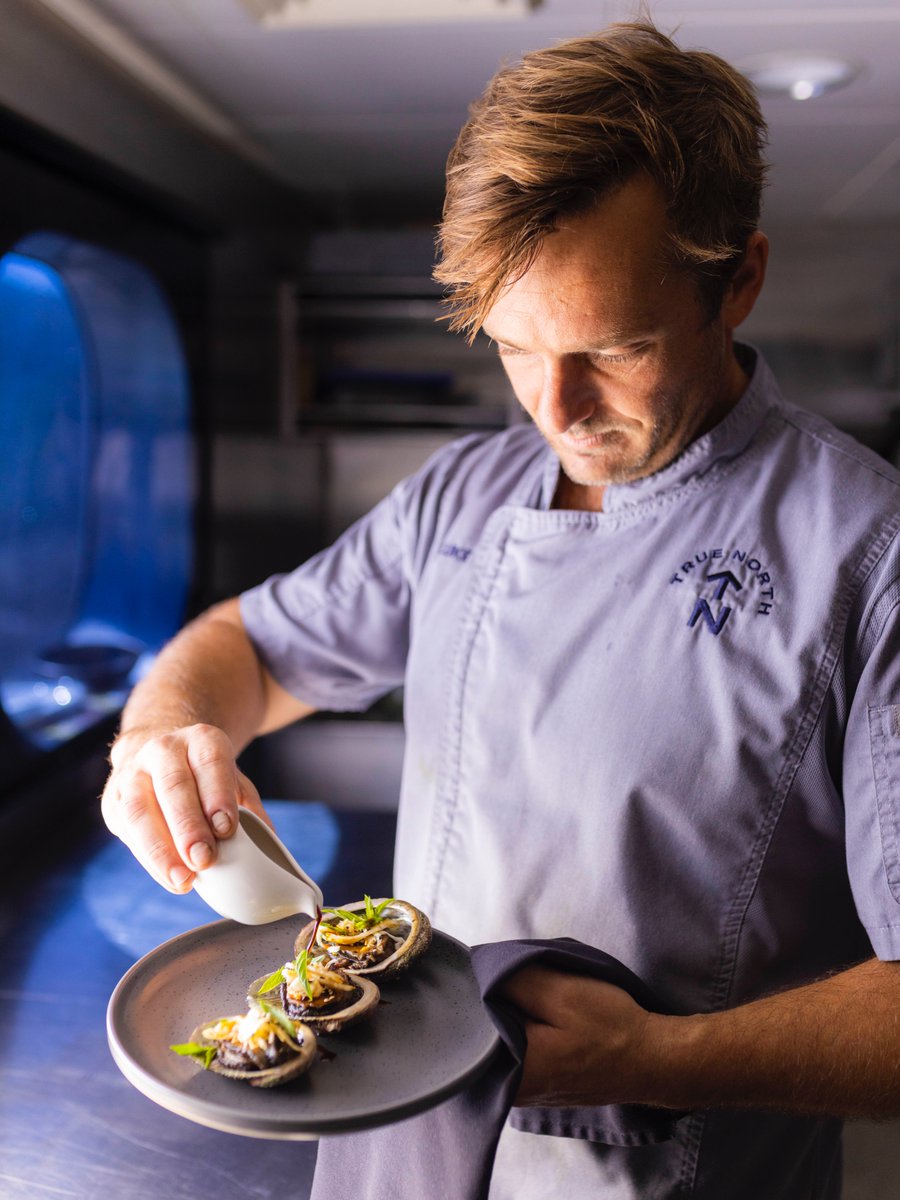 Dining is always a highlight onboard a True North adventure and with a brand-new galley at his disposal head chef Luke is especially excited about working his magic aboard TRUE NORTH II.