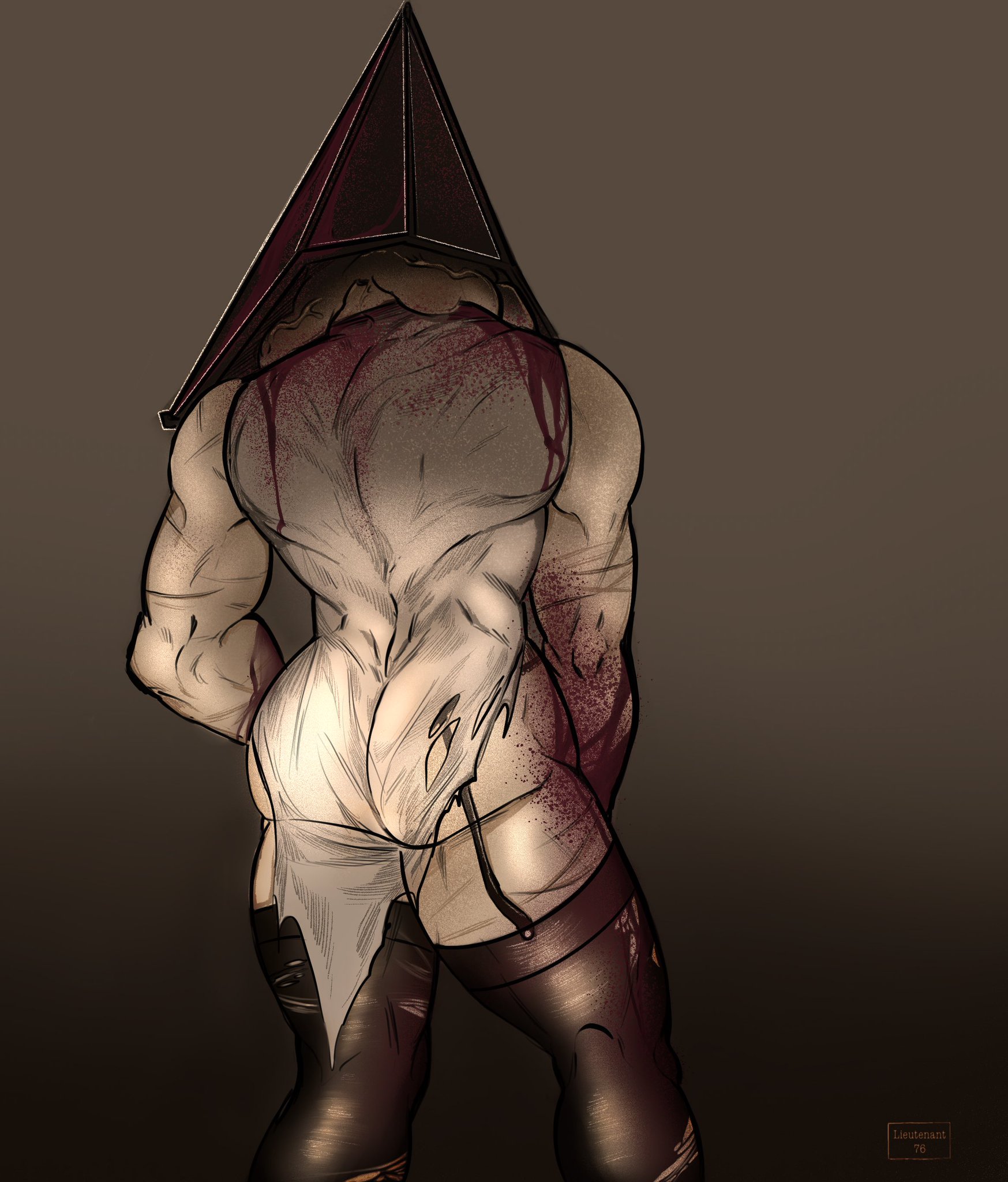 Pyramid Head drawn by me (ig: utot_butot/t: vampy_lila) : r/deadbydaylight