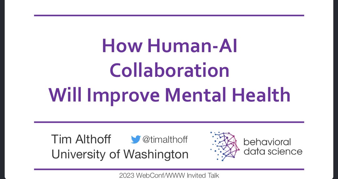 Tim Althoff tweet media