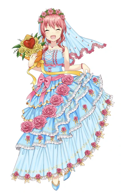 ドレス姿の稲沢アイキちゃん