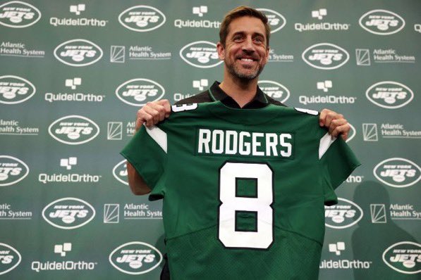 JimmyChanceShow's tweet photo. Recap of Rob’s April:

• Pirates lead the NL Central, have the best record in the NL and the 2nd best record in all of baseball 

• Aaron Rodgers traded to the NY Jets

• “Greatest team of all time” 65-win Boston Bruins choke a 3-1 lead in Round 1 

Bad month to be a hater.. https://t.co/qOdqNwOTyv