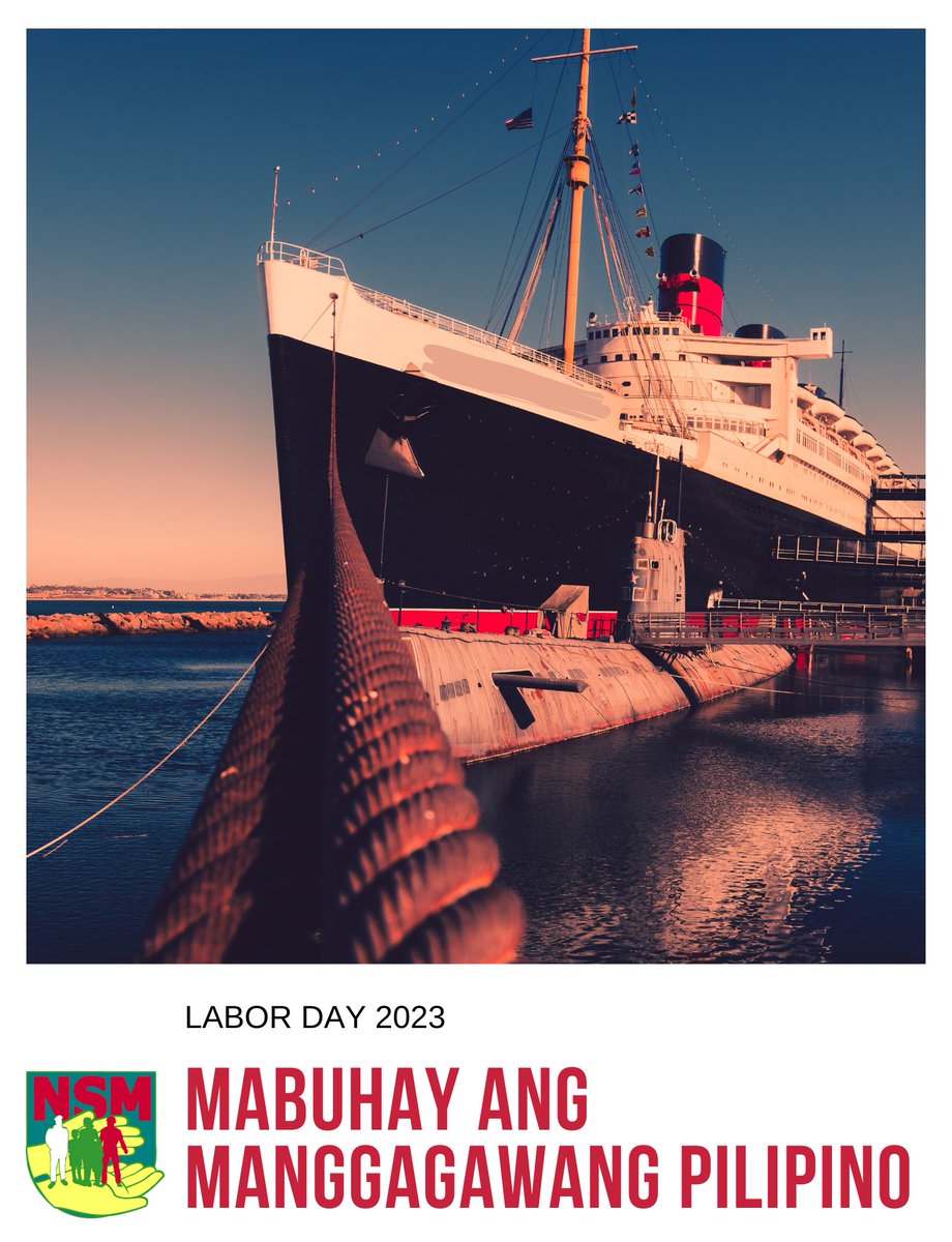 NETShipPh's tweet photo. Celebrating and honoring seafarers and personnel this Labor Day. Thank you dear Oficers and Crew for your hard work to ensure that the ships are working well. Many thanks to the land-based workforce too who are in full support.

Mabuhay! 🇵🇭 https://t.co/Pb3Qtp8DRi