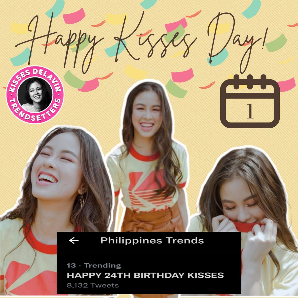 Hello, Kissables Fam!
In order to give others a chance to win, we will limit our winners up to two times win only.
But still, everyone is very much welcome to join. Let's have more fun today.
Game?!
<a href="/KissesDelavin/">Kisses Delavin</a>

HAPPY 24TH BIRTHDAY KISSES
#KissesDelavin