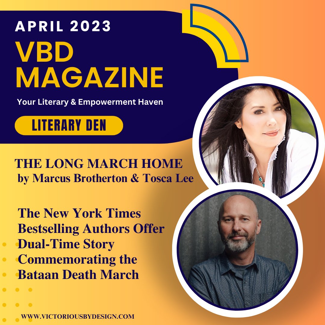 VBD Magazine is honored to feature Marcus Brotherton and Tosca Lee. Grab a copy of their new book, The Long March Home.  @marcusbrotherton @AuthorToscaLee @toscalee
Access Magazine (Free): victoriousbydesign.com/vbd-magazine-s…
The Long March Home: bakerpublishinggroup.com/books/the-long…