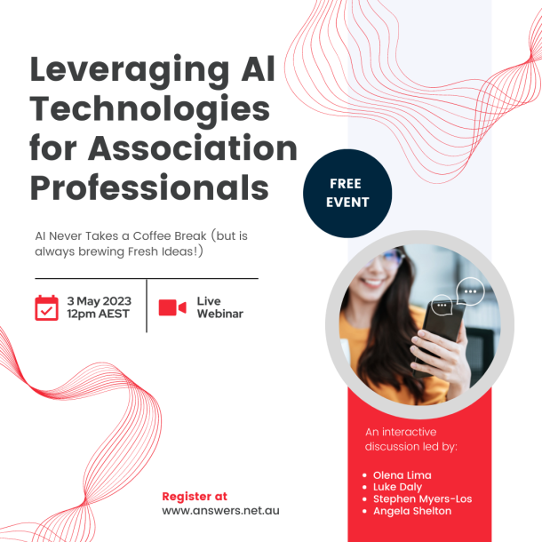 Are you joining us this Wednesday for an informal chat about all things AI? Apart from some user cases relevant to the #associations market, we'll be talking about how to navigate ethical considerations for responsible AI use zurl.co/HuU7 #AI #chatgpt #assnchat