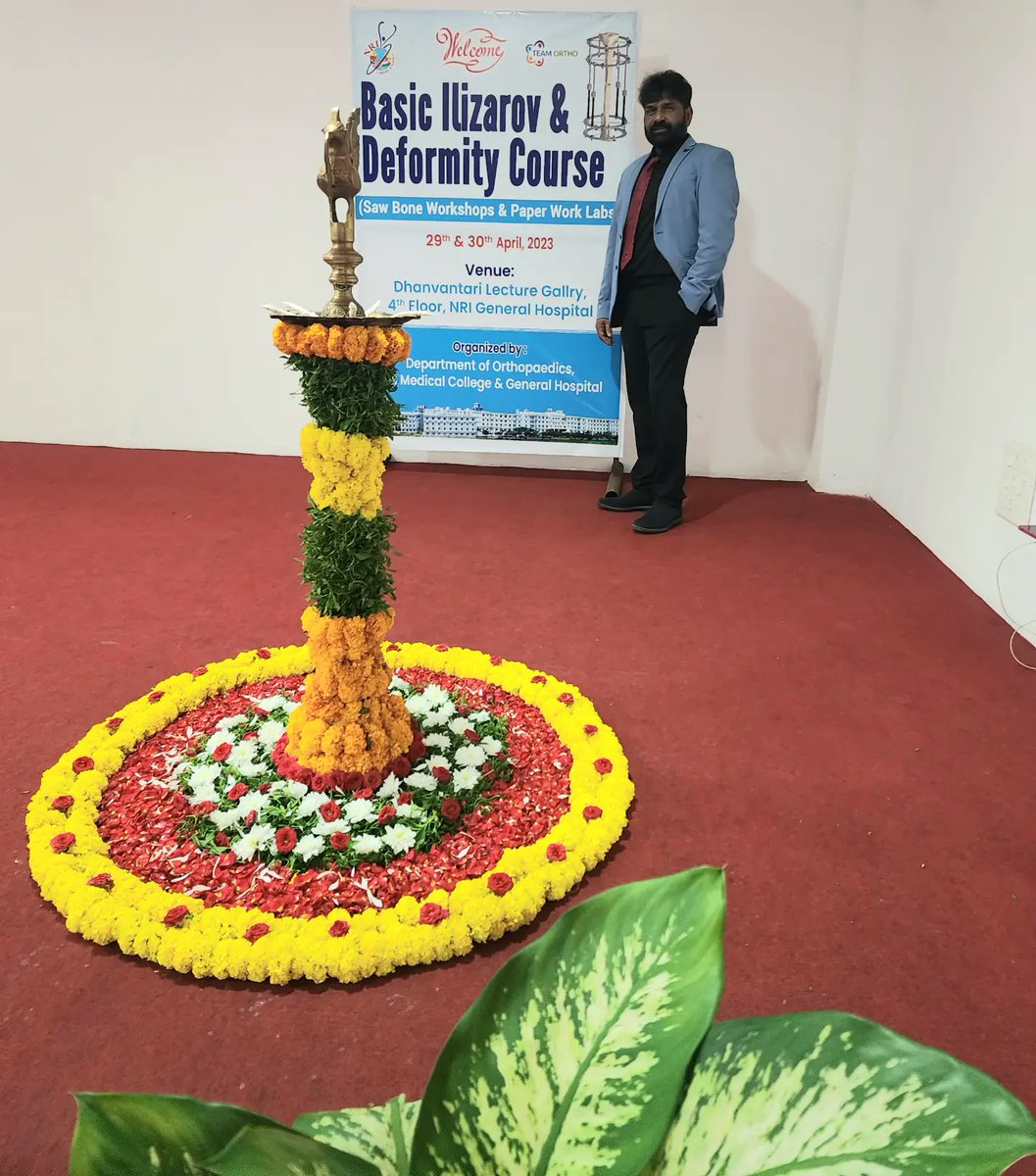 drksatya's tweet photo. My Last CME &amp; WORKSHOP as Head of Orthopedics @nriaschinakakani .
Thanks @Teamortho1 For making it a fruitful one.
Thanks for all the help given by @MVRaoIPS to be a memorable one for me https://t.co/DDYWrDRZlq