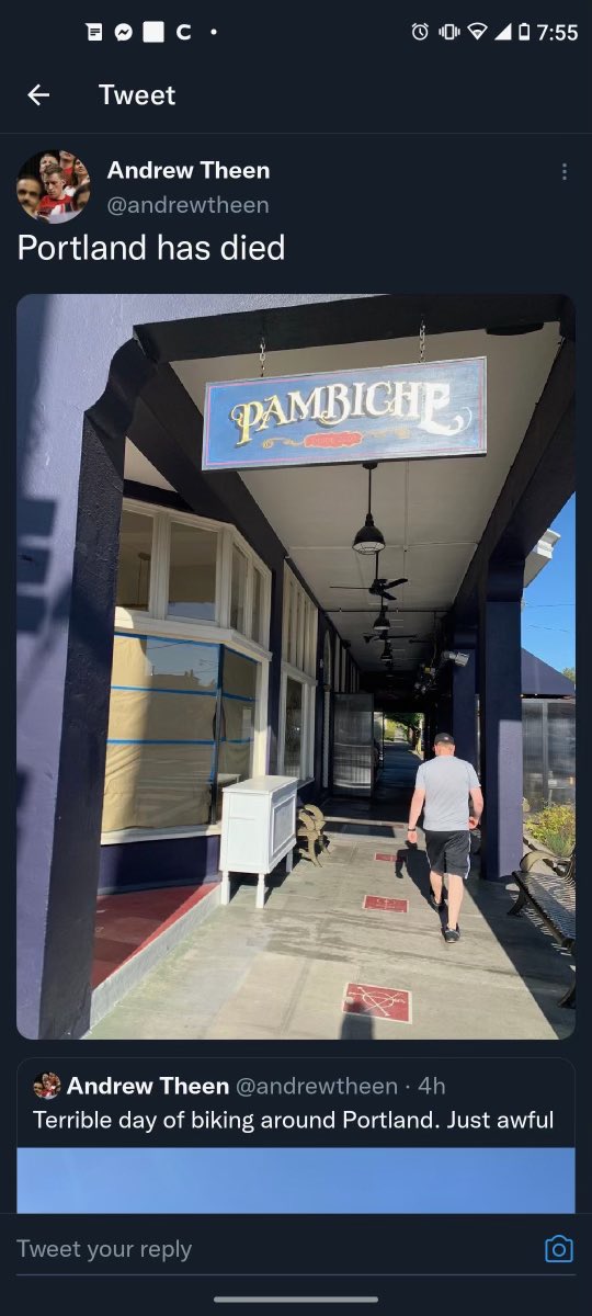 Pambiche - Sidewalk Café & Bar Cubano (@pambichepdx) on Twitter photo To clarify Pambiche is open for business Wednesday-Sunday 11 am - 10 pm <a href="/andrewtheen/">Andrew Theen</a> <a href="/JohnMaribona/">John Maribona</a> To clarify Pambiche is open for business Wednesday-Sunday 11 am - 10 pm <a href="/andrewtheen/">Andrew Theen</a> <a href="/JohnMaribona/">John Maribona</a>